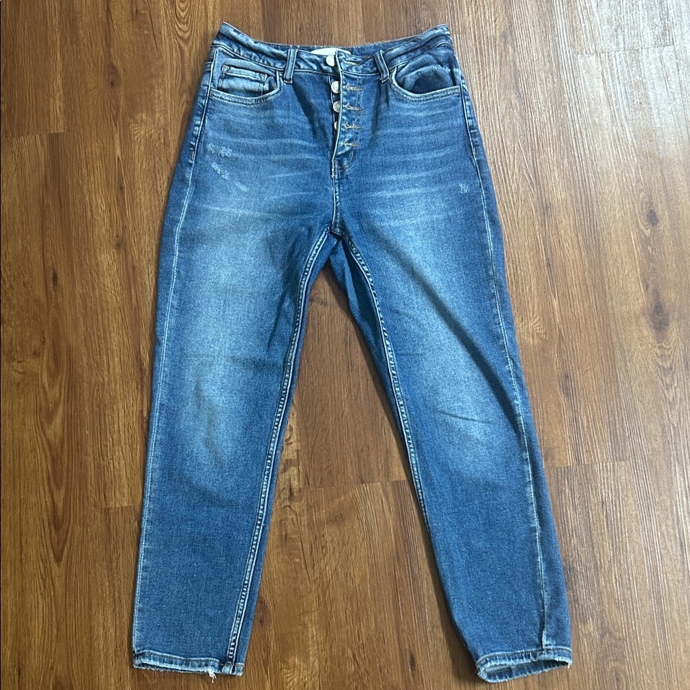 Vervet High-Rise Blue Women's Jeans - Classic Button-Fly